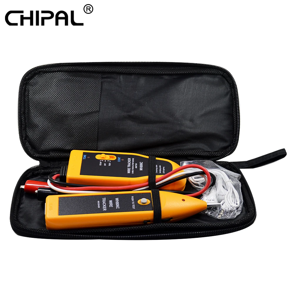 CHIPAL WH806C Lan Кабельный тестер телефонный провод трекер для Cat5 Cat6 RJ45 RJ11 шнур