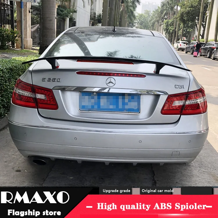 Спойлер для W212 купе 2006 2018 спойлер Mercedes Benz E CLASS TF АБС пластик автомобиля заднего