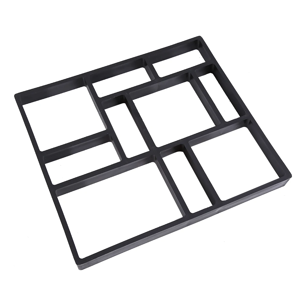 45X40X4 см домашний сад DIY инструмент Пластик форма для изготовления дорожки, модель дорожная плитка формы для литья кирпичный бетон шаговый двигатель с камнем