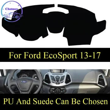

For Ford EcoSport 2013 2014 2015 2016 2017 Dashboard Console Cover PU Leather Suede Protector Sunshield Pad