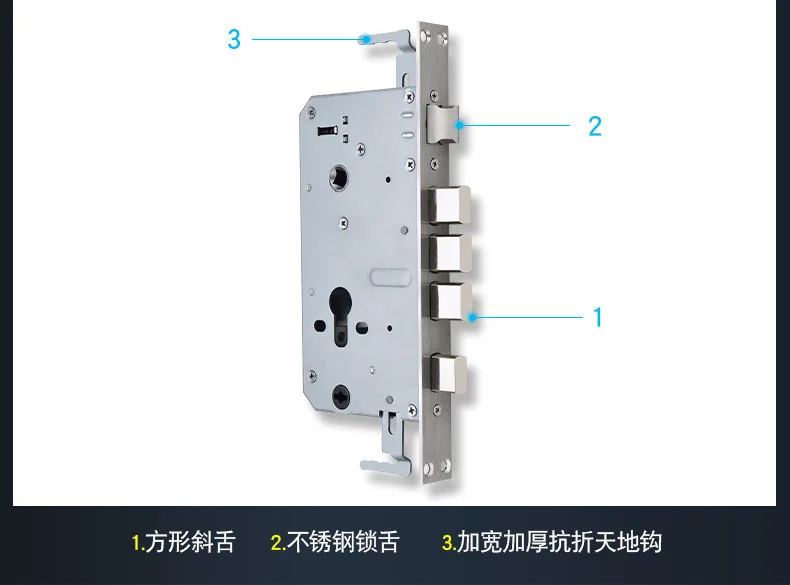 Отпечаток пальца Замок только безопасности двери Пароль замок двери из нержавеющей стали замок Смарт dianyuansu zi suo ti 240*24