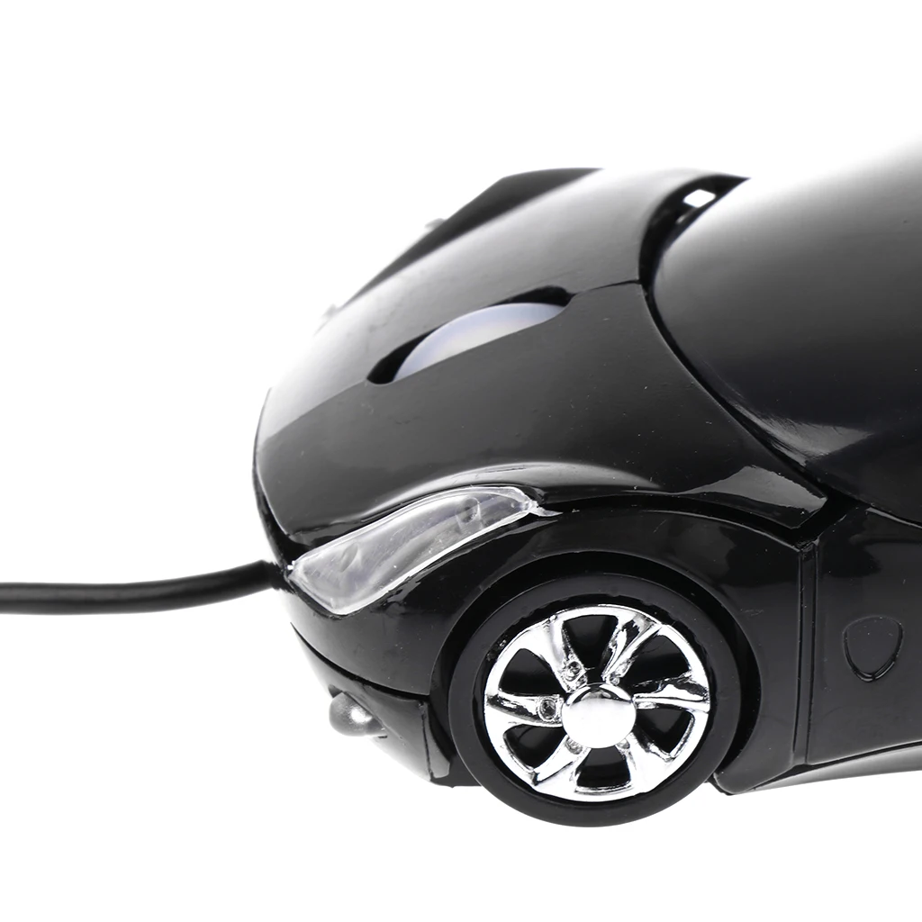 3D Автомобильная Форма USB оптическая светодиодная проводная мышь Мыши для
