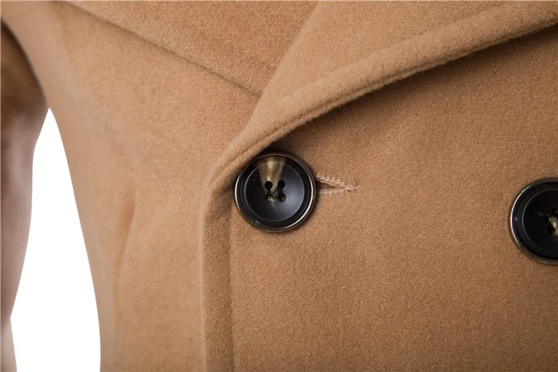 Новинка размера плюс, мужское высококачественное короткое пальто со съемным шерстяным капюшоном, мужское пальто Monclaire, деловая куртка для джентльменов, сохраняющая тепло