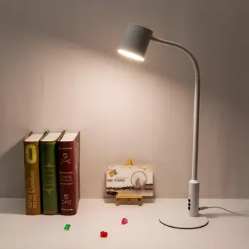 

Modern long Arm Office Desk Light 8W 3 Color Temperature Light Adjustable with Remote Control Timer Function Study Work Lamp