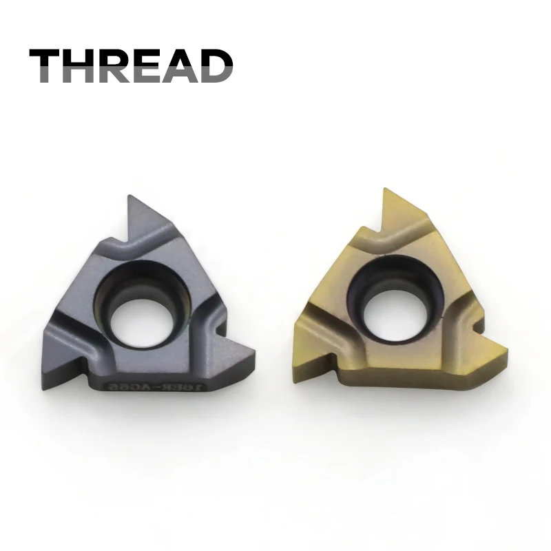 

DOCOROM 10PCS 16IR AG60 AG55 Thread Turning Tools Carbide insert Lathe cutter Tool turning insert