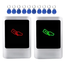 

Rainproof Single Door Access Controller Metal Shell Independent Card Swiping ID 125khz RFID Card Reader Applicable Voltage DC12V