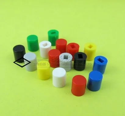 

100pcs 7 color A06 Tactile Push Button Switch Cap,tact micro switch button Cap