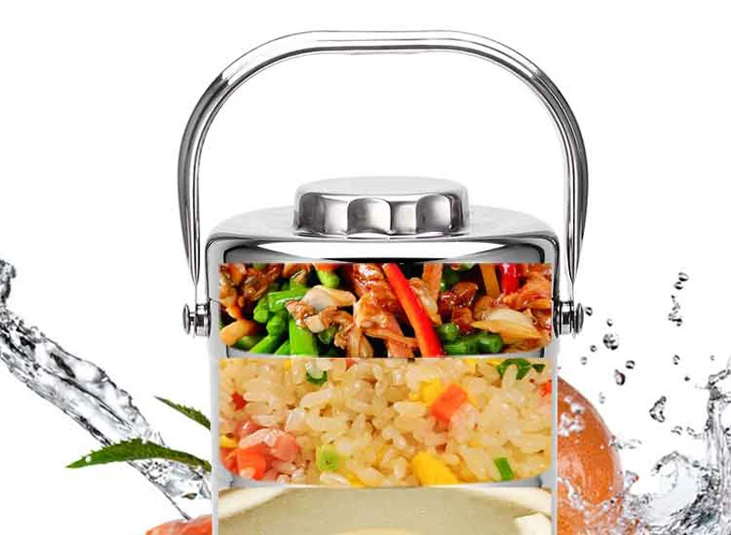 Vacuum Double Wall Stainless Steel Insulated Lunch Bento Box Portable China Japan Style Food Container For Kids Adult Student 12