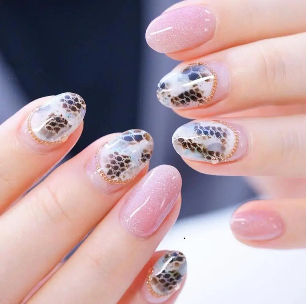 1 шт Змеиный Леопард Тигр Зебра шаблон стикеры 3D на ногти Nail Art Наклейки серии животных маникюр ногтей аксессуары для украшения ногтей