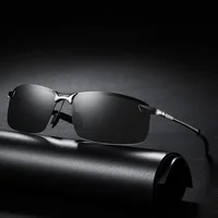 Lunettes de soleil classiques de luxe pour hommes et femmes, pour la conduite, la pêche, la randonnée, lunettes de soleil vintage pour hommes 1