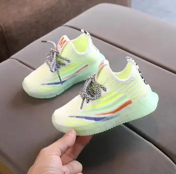 

Children Casual Shoes Girls Sneaker For Running Boys Casual Sport Shoes Outdoor Anti-Slippery Knitted Kids Socks Shoes Sneakers