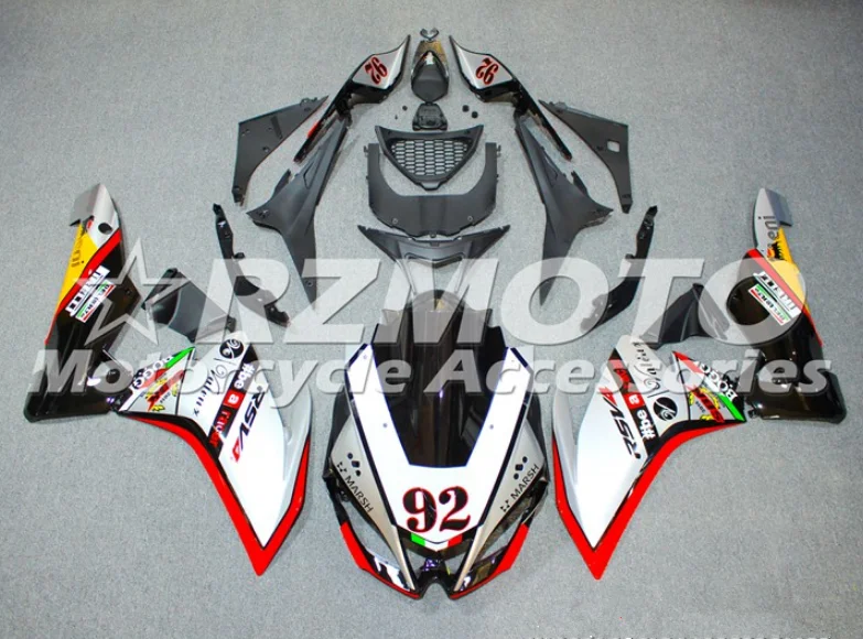 Литьевая Форма ABS Обтекатели комплект подходит для Aprilia RSV4 1000 2009- 09 10 11 12 13 14 пользовательский номер 92