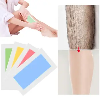 

10 Sheets Summer New Professional Hair Removal Double Sided Cold Wax Strips Paper For Leg Body Face Hair Removal