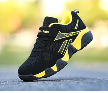 

2020Autumn Children Sports Shoes Boys Breathable Running Sneakers Kids Outside Travelling Leather Shoes Size28-40 Кроссовки Дети