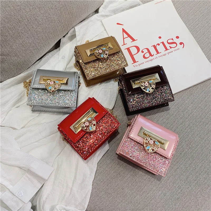 France Non-mainstream Children's Bags New Style Summer Autumn Popular Mini Chain Square Sling Bag Versatile INS Shoulder Ba