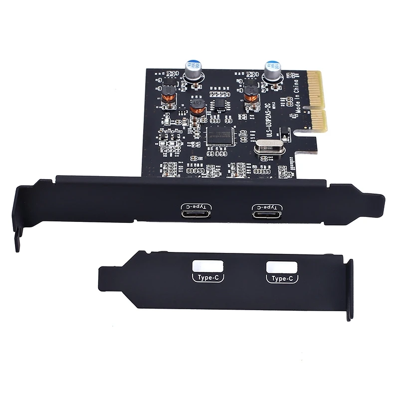 Супер Скоростной Usb 3,1(10 Гбит/с) Pci Express Card Pci-E 2 порта Pci Express карта расширения разъем питания для настольных ПК