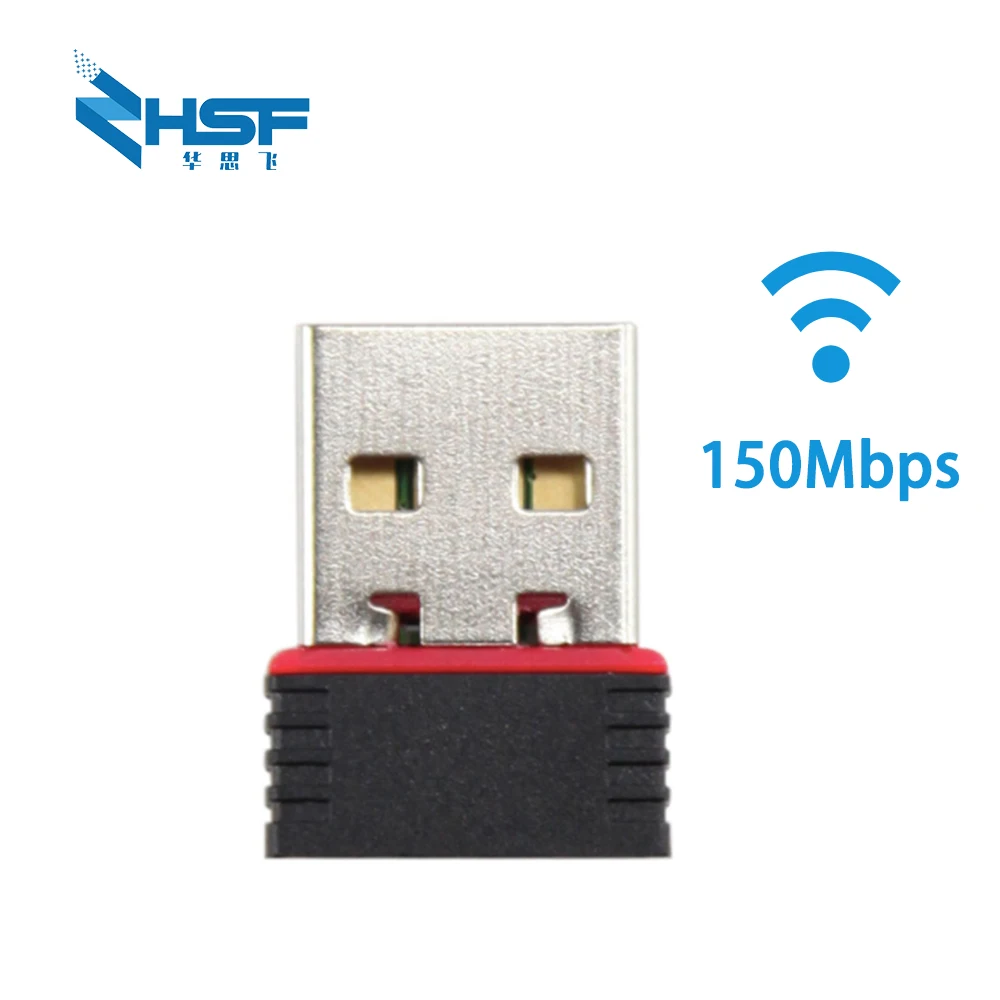 Мини USB 2 0 WiFi беспроводной адаптер 150 Мбит/с беспроводная сетевая карта 802 11 для Apple