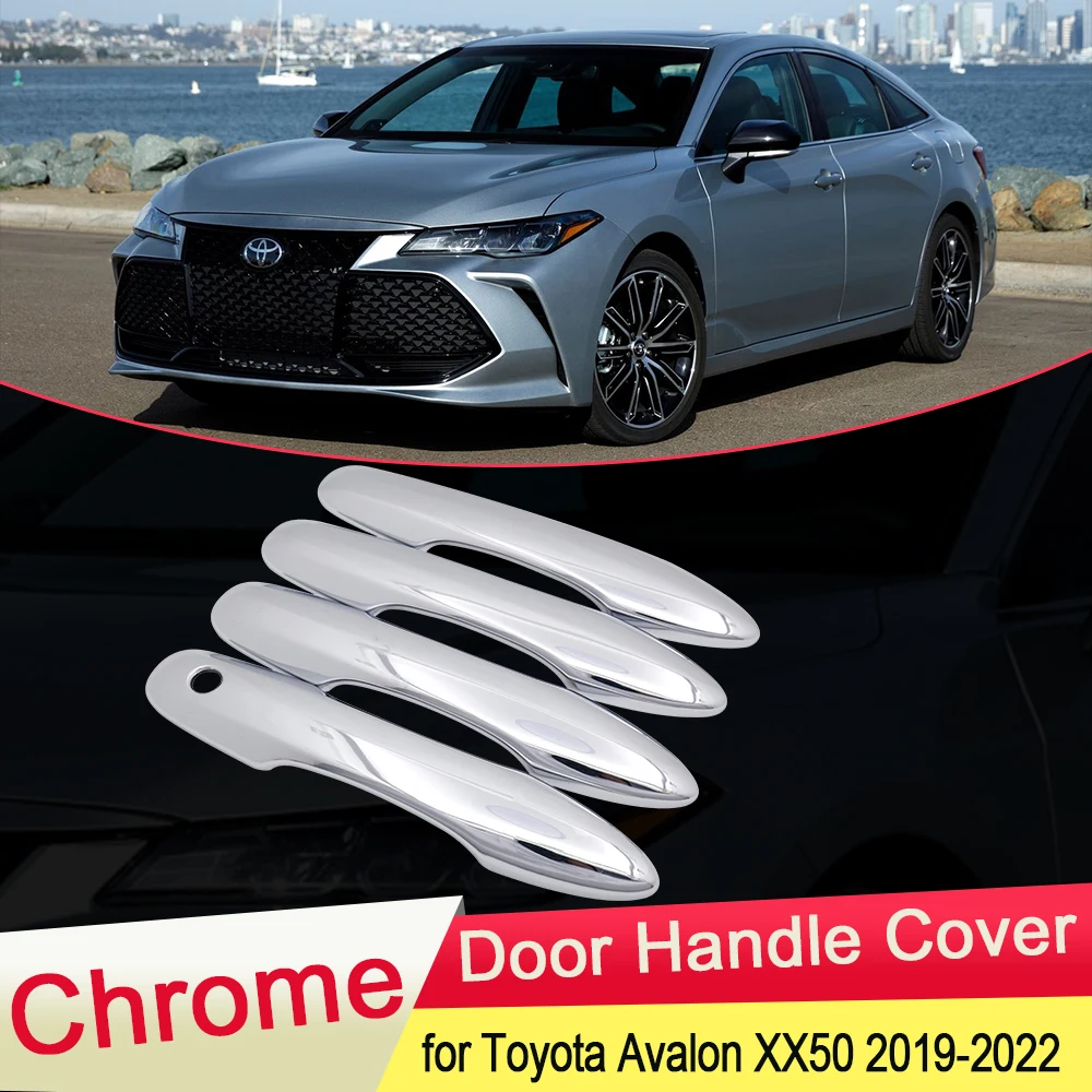 for Toyota Avalon XX50 2019 2020 2021 2022 MK5 Chrome Door Handle Cover Catch Exterior Trim Car Cap Styling Accessories | Автомобили и