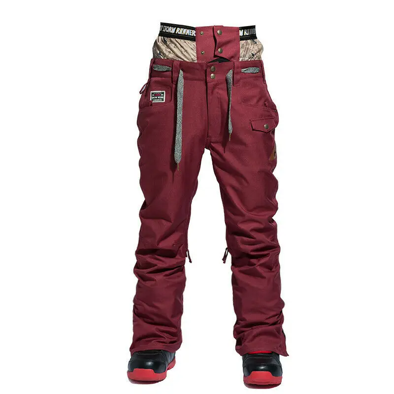 Mans Winter Waterproof Outdoor Coat Pants Ski Suit Jacket Snowboard Clothing