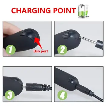 USB Rechargeable 10 Speed Mini Bullet Vibrator Sex Toys for Women Clit Stimulator Dildo Vaginal Massage Female Masturbator 18+ 5