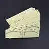 

50pcs Eyebrow Stencil Reusable Semi Permanent Makeup Measure Tattoo Ruler Tools Eyebrow Stencils Eyebrow Guide Ruler Makeup