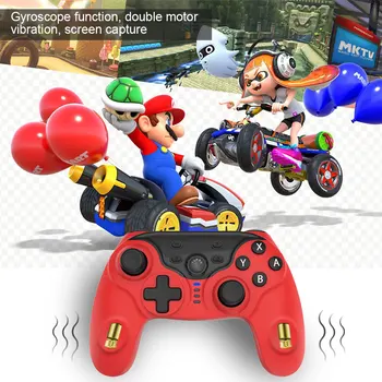

Wireless Bluetooth Pro Game Controller Game Joystick Gaming Joypad Turbo for Nintend Switch Lite for N-Switch Console for PC