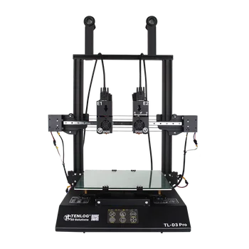 

TENLOG TL-D3Pro 3D Printer Independent Dual Extruder Double Z-axis Support Filament Detection Resume Function /from Russian