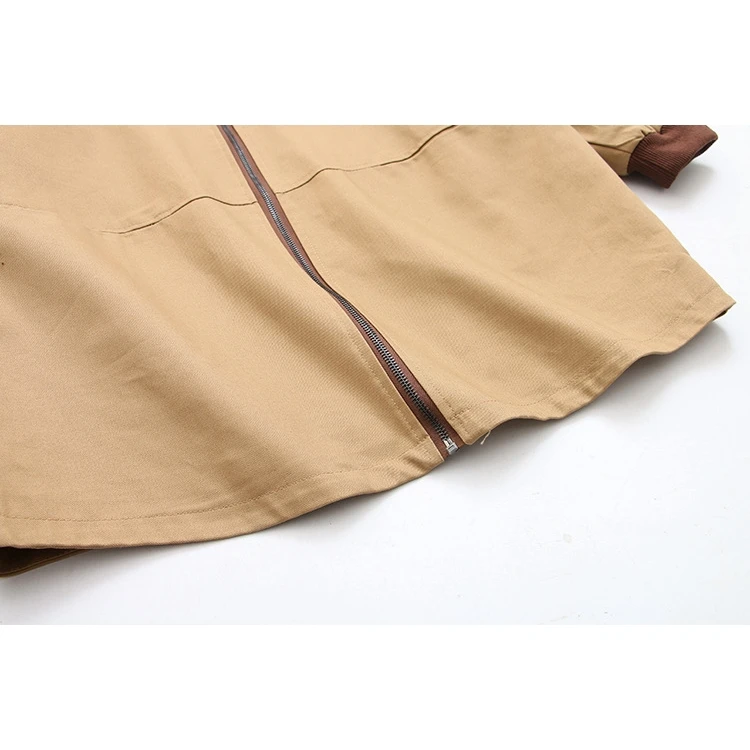 Женские куртки размера плюс XL-4XL, хлопковая верхняя одежда с длинными рукавами, повседневные топы