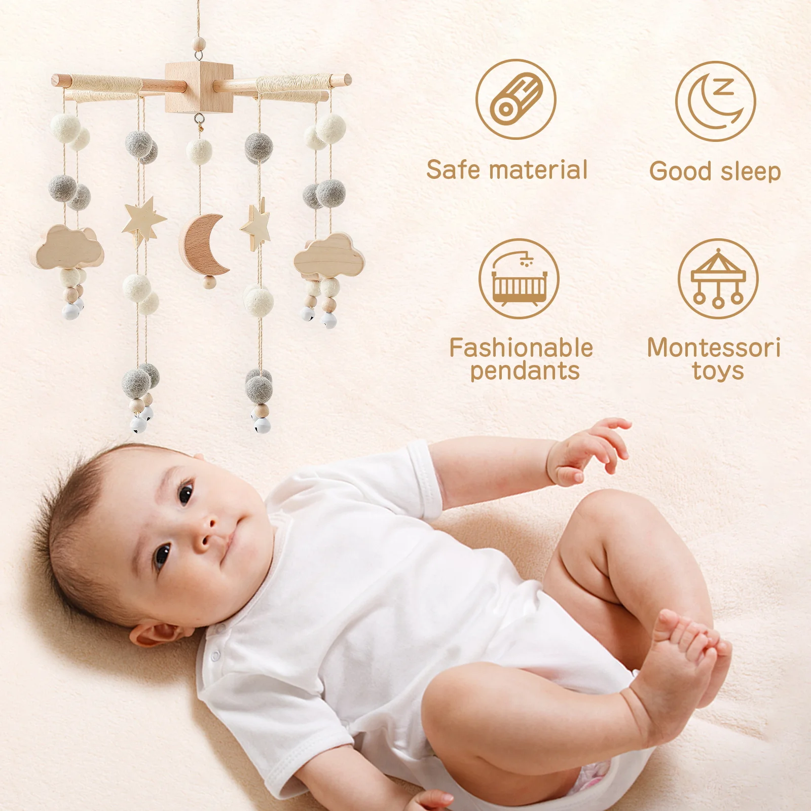 New Arrival Baby Rattles Crib Mobiles Toy Music Educational Toys Rotating Bed Bell Wind-up Children Room Hanging Decorations 5 New Arrival Baby Rattles Crib Mobiles Toy Music Educational Toys Rotating Bed Bell Wind-up Children Room Hanging Decorations 5