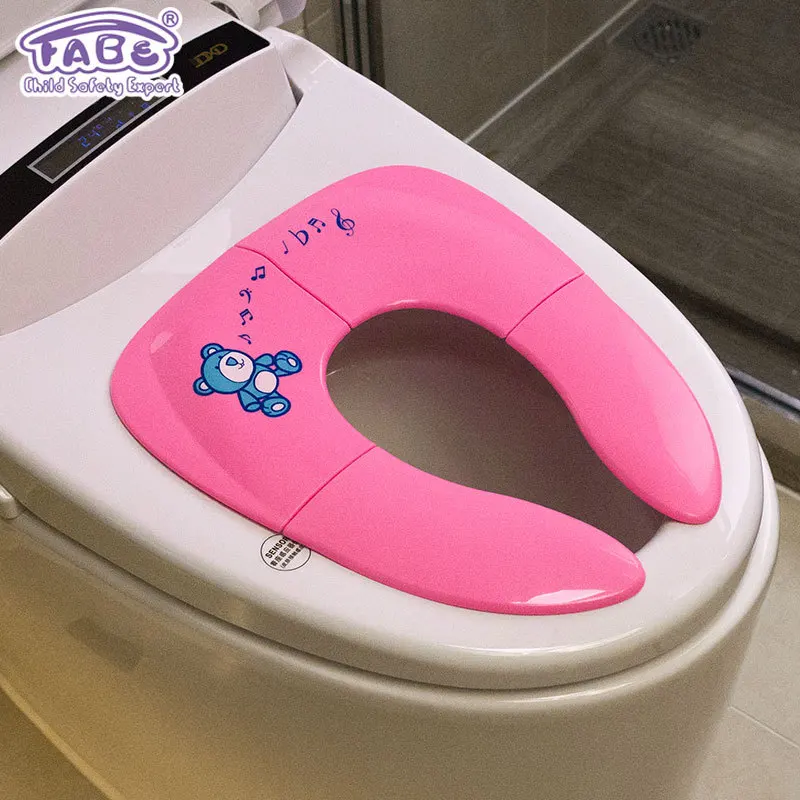 

Baby Folding Portable Circle Children Nursing Travel Hotel Hotel bian xie dian Chamber Pot Pedestal Pan Folding Portable