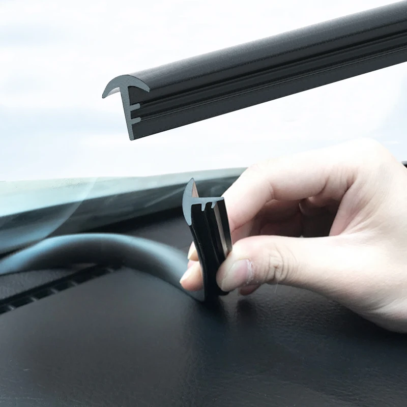 

1.6M Car Sealing Strips Sound Insulation Car Sticker Weatherstrip Dashboard Rubber Seal Strip Universal Car Interior Accessories
