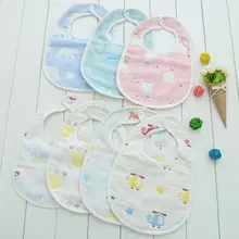 Натуральный хлопок 6-Слои газовое платье для малышей с цифрами и рожками на капюшоне; одежда-образный нагрудник кожи из мягкой дышащей ткани с цветочным рисунком Тип много видов