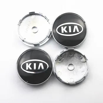 

4pcs 60mm Wheel Center Hub Caps Car Emblem Badge Logo Wheel Center Cap For Kia rio ceed sportage cerato soul sorento k2 K3 k5