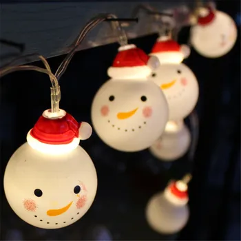 

Christmas Products LED Santa String Lights Waterproof LED Lights Decors For Xmas Parties Christmas Tree Battery or USB Operated