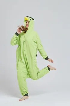 

Winter Warm Adult Unisex Cartoon Animal Kapp Green Turtle Pajamas Kigurum Onesies Cosplay Costume Homewear For Party Sleepwear