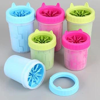 

Pet Supplies New Pet Foot Wash Cup Dog Wash Artifact Silicone Dog Wash Cup Dog Comb Dog Grooming For Dogs Foot Washer