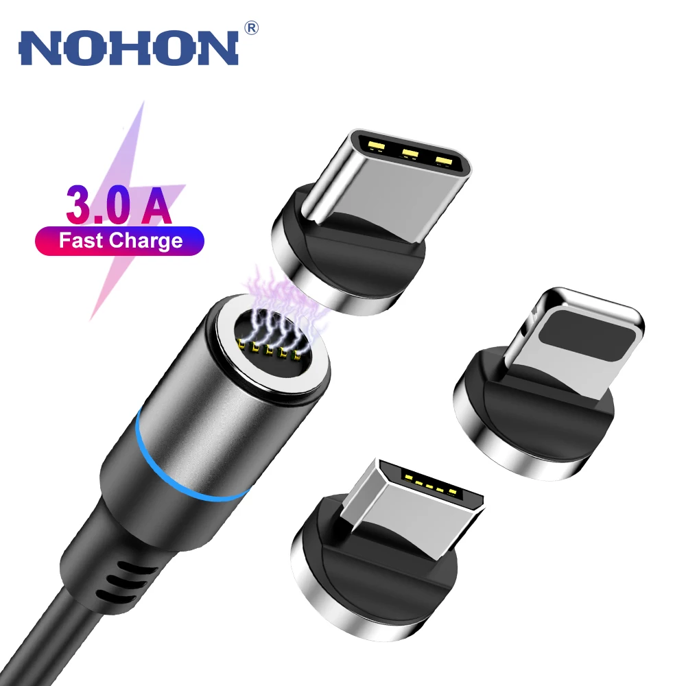 Магнитный зарядный USB C кабель для iPhone 6 6s 7 8 Plus X XR 11 Pro Xs Max samsung S9 Micro Xiaomi type