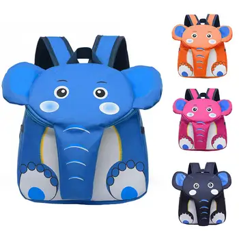 

3D Cartoon Elephant School Bag Kids Backpacks schoolbag Child Canvas Backpack Children School Bags Girls Boys Backpacks