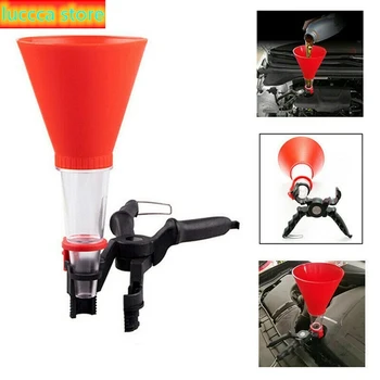 

Universal Oil filling funnel, oil filler holder, adjustable car vehicle refueling funnel Kit for petrol engine oil motorcycle
