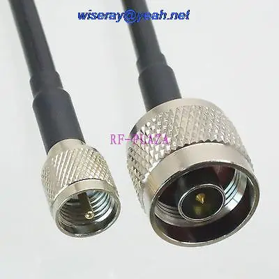 DHL/EMS 100 шт. кабель 8 дюймов miniUHF штекер в n-штекер KSR195 RF косичка перемычка Кабель с один год warranty-A2