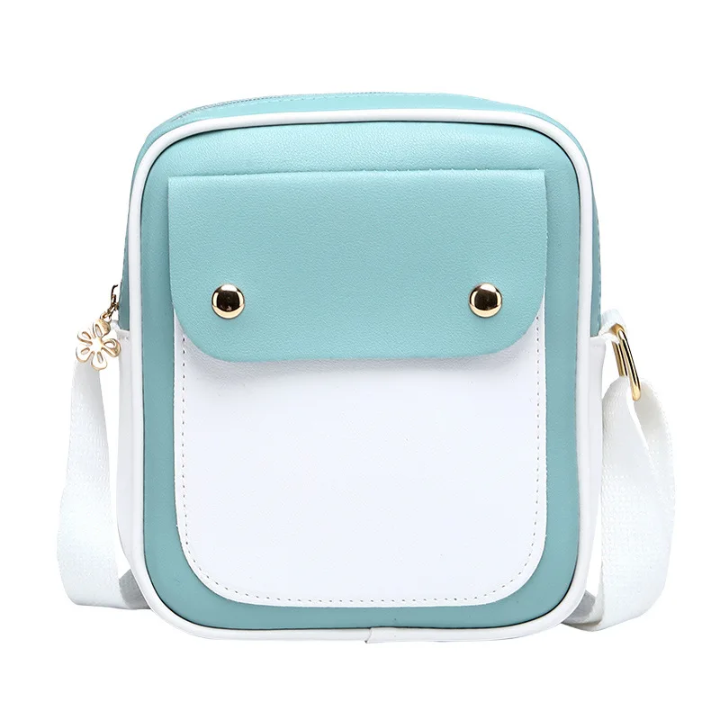 

[Sheng chuang Beauty] Large-Volume Contrast Color Shoulder Bag 2019 Autumn And Winter New Style Versatile Casual Hipster Oblique