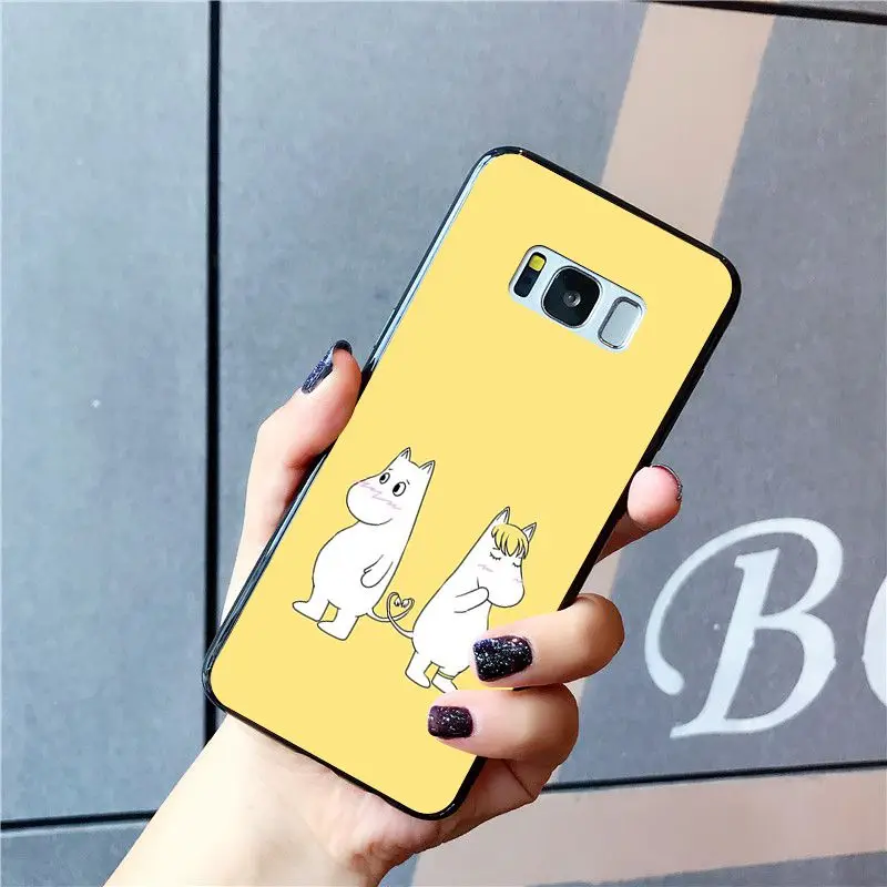 A10 Babaite с милым рисунком Муми-Тролль Бегемот чехол для телефона для samsung Galaxy S10E S7 край S9 S8 S10plus S6 S10Lite S5 M10 20 - Цвет: A10