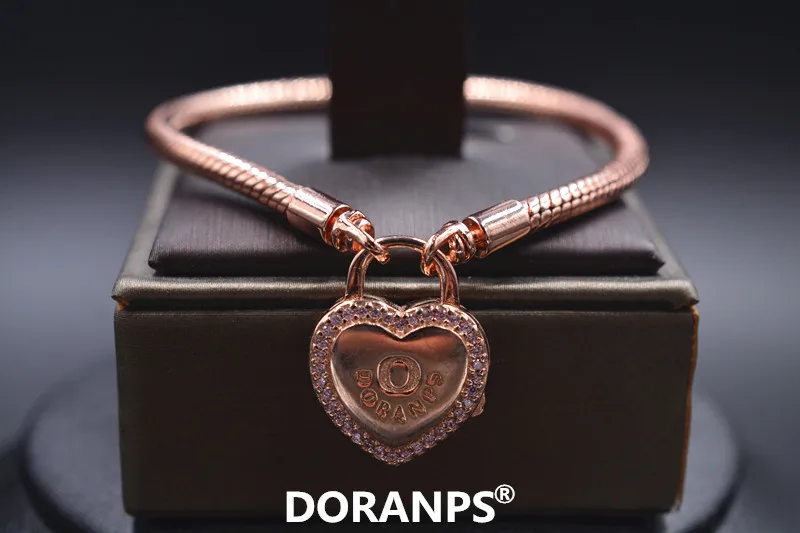 DORANPS изящные ювелирные изделия браслеты для женщин очаровательные с сердцем