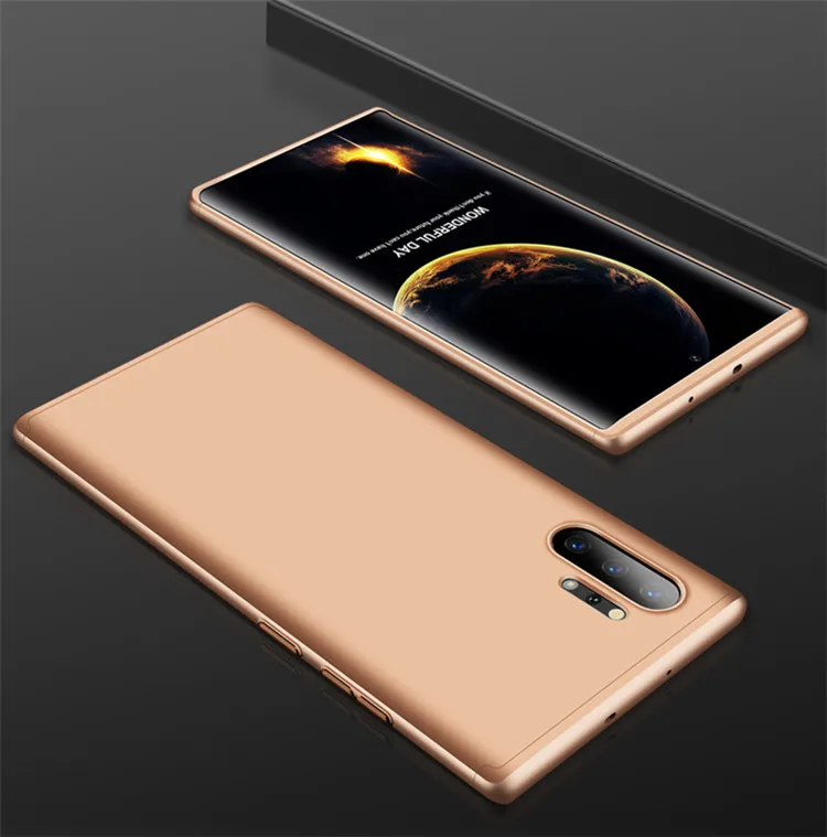 Local gold 360 Полный ударопрочный чехол для samsung Note 10 Plus Pro Чехол 3 в 1 жесткий чехол для samsung Galaxy Note 10 Plus Note10 Capa - Цвет: Local gold
