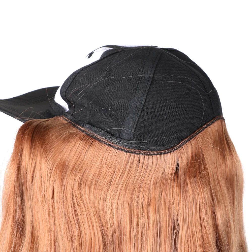 de cabelo sintético com chapéu estilo quente