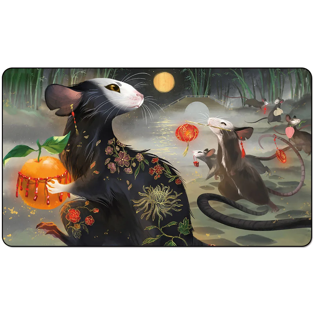 60x35cm Size (24 X 14 Inch) Tcg Playmat: Secret Lair： Pack Rat Playmats  Board Game Mat - Board Game - AliExpress