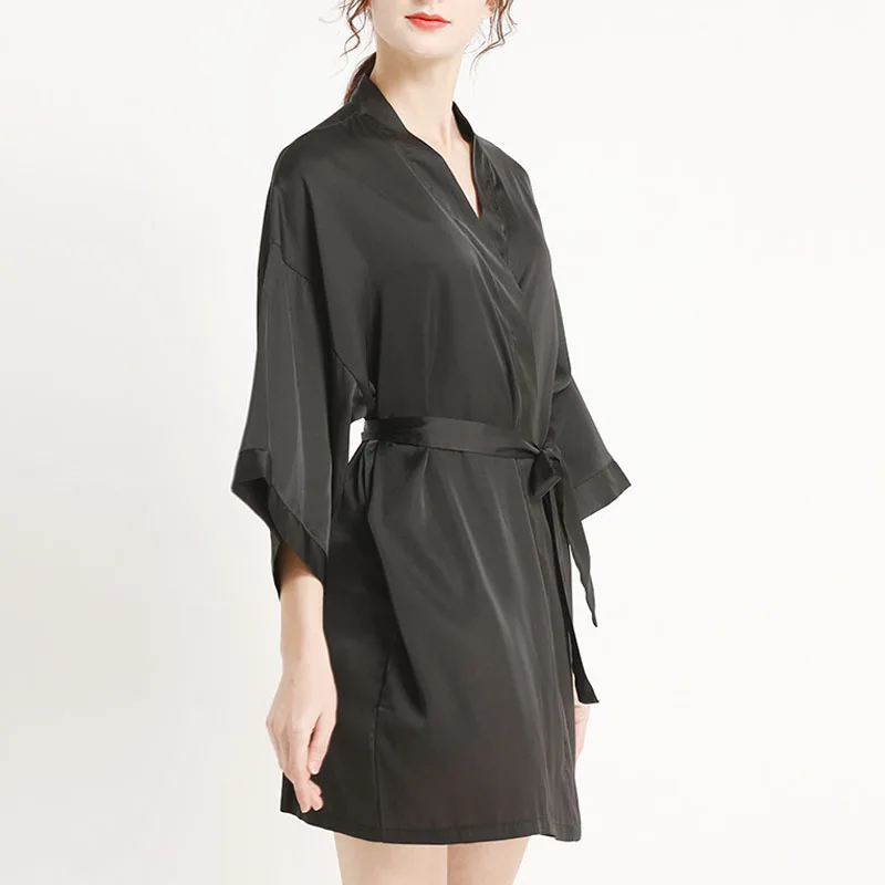 Summer Women's bathrobe 8XL 7XL 6XL Bust 134cm plus size Sleepwear Pajama women