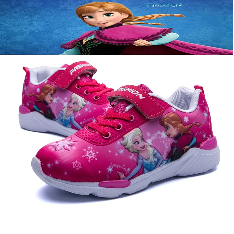 

Frozen Anna Elsa Children sports shoes girls Spider-Man boy sneakers tide shoe 2019 new spring and autumn mesh