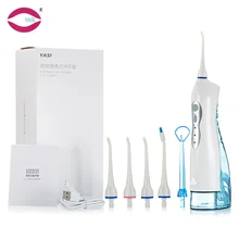 YASI fl-v8plus портативный ирригатор для полости рта 300 мл резервуар для воды USB Перезаряжаемый очиститель зубов Flosser ирригатор для полости рта струя воды