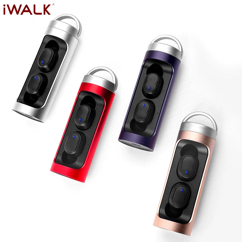 IWALK TWS In Ea Wireless Earbuds IPX7 Waterproof Bluetooth Earphone with Charging Box Earphones New Hifi Binaural Call Ear Buds